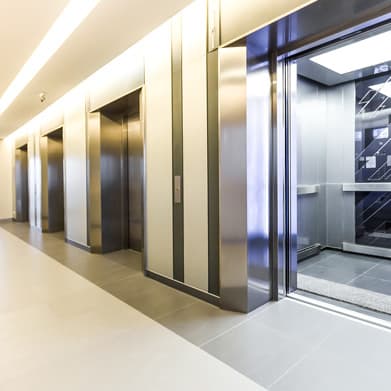 Elevator cabin finishes and options
