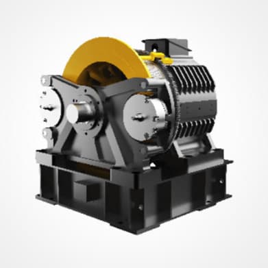 Gearless traction machine